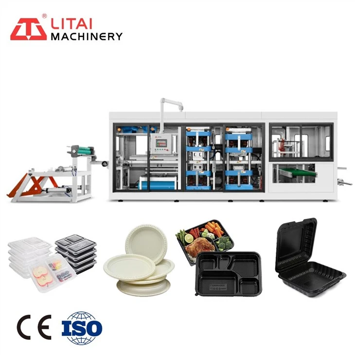 Plastic Packaging Takeaway Food Container Thermoforming Machine